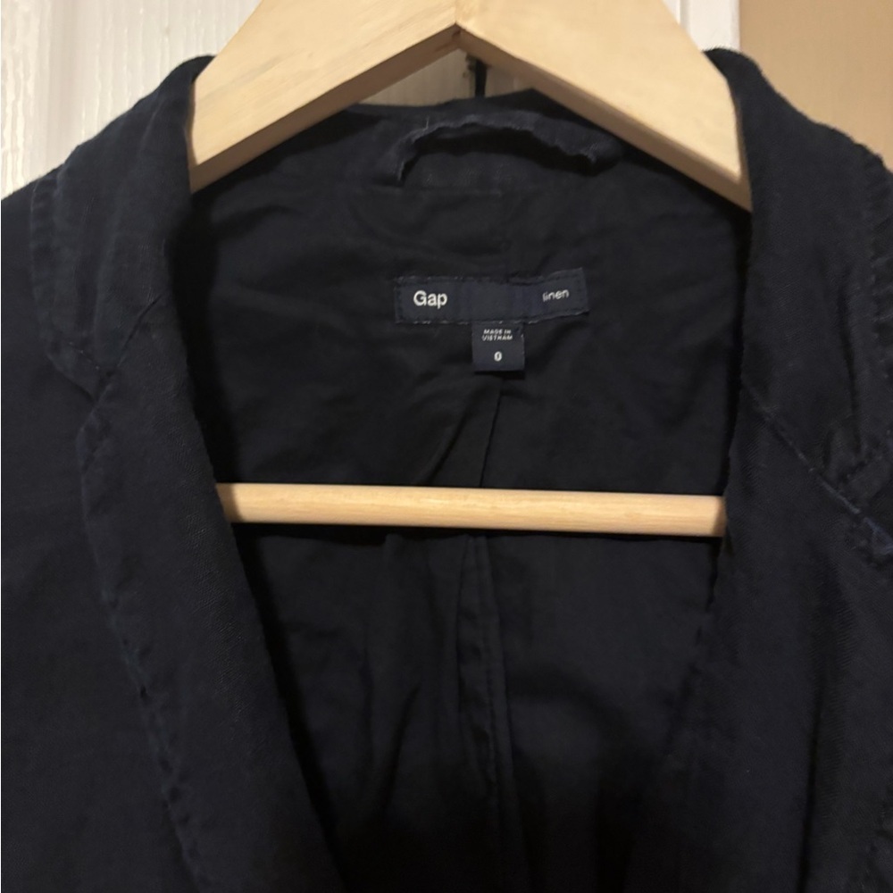 GAP Dark Blue Women's Blazer - Picture 3 of 6